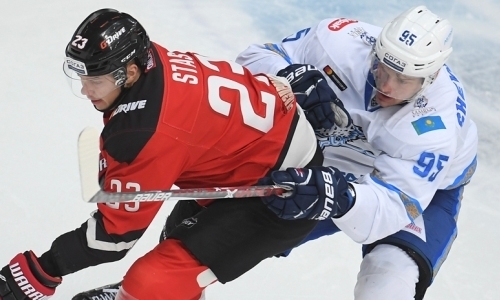 Приведена неутешительная статистика третьего матча «Барыса» с «Авангардом» в плей-офф КХЛ