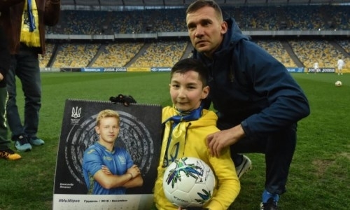 «Казахстанский Вуйчич» встретился с Шевченко и другими украинскими футболистами
