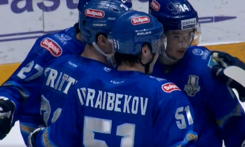 Видео шайб пятого матча плей-офф КХЛ «Барыс» — «Авангард» 3:5