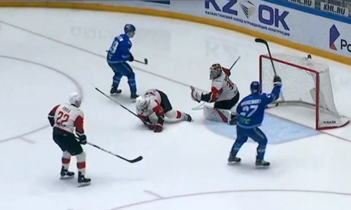 Видеообзор пятого матча плей-офф КХЛ «Барыс» — «Авангард» 2:5