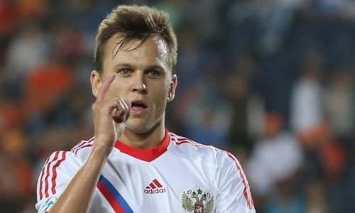 Видео гола Черышева матча отбора ЕВРО-2020 Казахстан — Россия