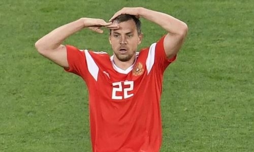В матче с Казахстаном Дзюба забил 16-й гол за сборную России и догнал Аршавина