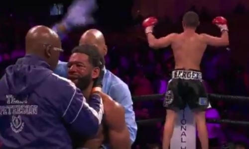 Видео избиения и нокаута экс-чемпиона мира в исполнении уроженца Казахстана