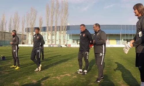 Видео тренировки «Шахтера» в Шымкенте