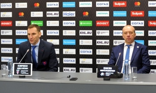 Видео послематчевой пресс-конференции пятой игры плей-офф КХЛ «Барыс» — «Торпедо» 3:1