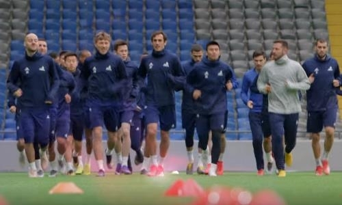 Видео тренировки «Астаны» перед стартом в КПЛ