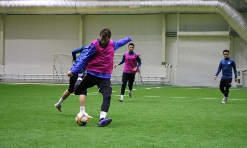 Фоторепортаж с предыгровой тренировки «Иртыша» в Костанае