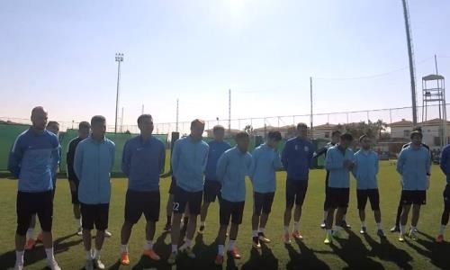 Видео тренировки «Каспия» в Турции