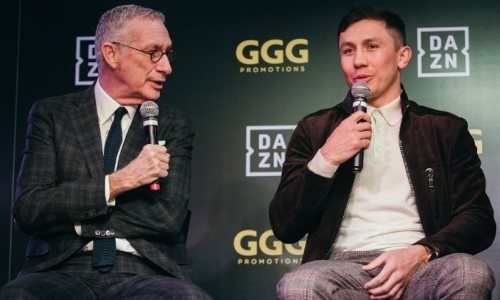 Фоторепортаж с официальной презентации Головкина на DAZN