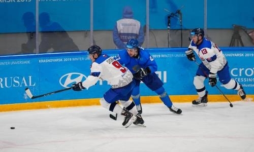 Фоторепортаж с хоккейного полуфинала Универсиады-2019 Казахстан — Словакия 0:4