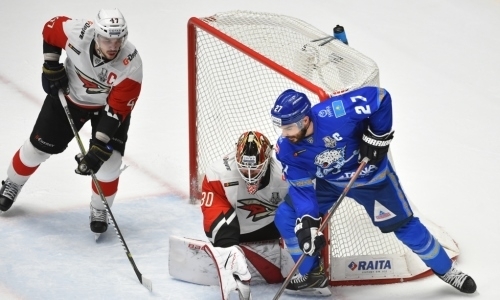 Фоторепортаж со второго матча плей-офф КХЛ «Барыс» — «Авангард» 4:2