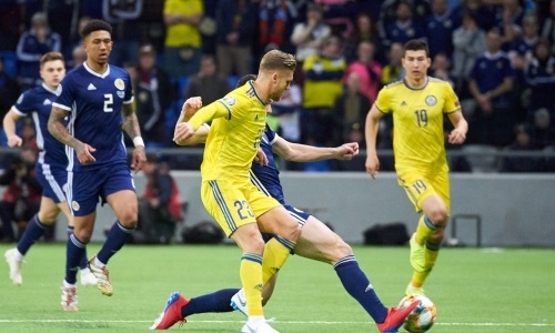 Фоторепортаж с матча отбора ЕВРО-2020 Казахстан — Шотландия 3:0