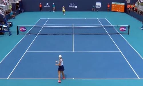 Видеообзор матча на турнире в Майами Путинцева — Севастова 1:6, 6:2, 6:3