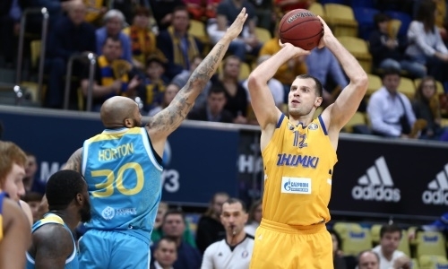 Фоторепортаж с матча ВТБ «Химки» — «Астана» 93:80