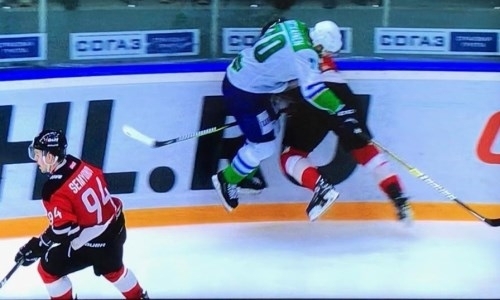 Обидчик «Барыса» обратился в СДК КХЛ с просьбой оценить жесткий силовой прием