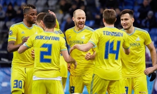 «Астана» забила три гола «Атырау» и стала единоличным лидером КПЛ