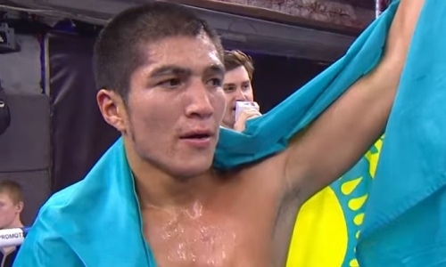 Казахстанский боксер за раунд трижды отправил в нокдаун и нокаутировал грузина в ОАЭ