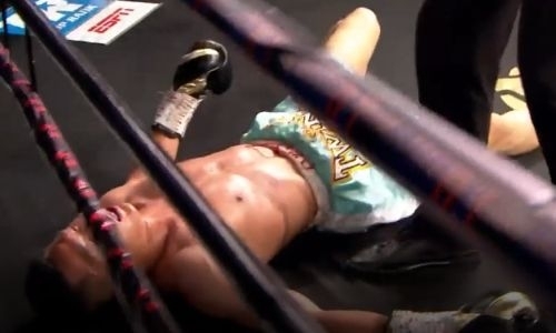 Видео умопомрачительного нокаута китайца вице-чемпионом мира из Казахстана