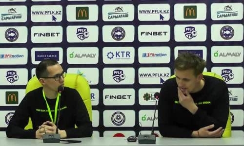 «Надеялся, что судья не покажет красную карточку». Наставник «Кайрата» — о разнице игры в двух таймах