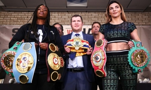 «Время говорить кулаками». Уроженка Казахстана показала видео дуэли взглядов перед мегафайтом