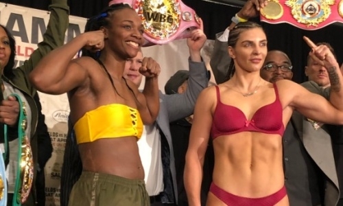 Уроженка Казахстана оказалась легче соперницы перед боем за звание абсолютной чемпионки мира