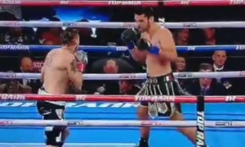Видео нокаута 49 секунд. Как супертяж тренера Головкина «вырубил» американца