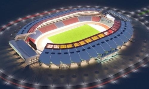 Аким Шымкента представил эскизный проект реконструкции Центрального стадиона
