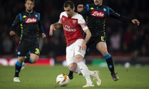 «Qazsport» покажет прямую трансляцию матча «Наполи» — «Арсенал» в Лиге Европы