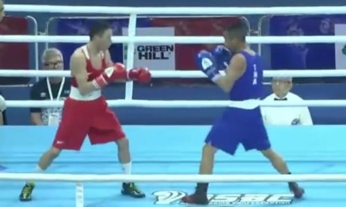 Видео боя, в котором казахстанский боксер побил тайца и вышел в четвертьфинал ЧА-2019