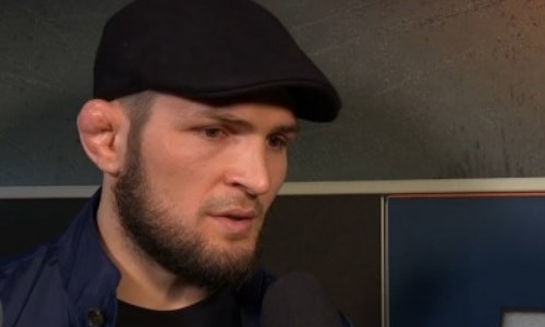 «Я обязан его избить». Нурмагомедов выдал заявление о своем следующем сопернике после победы на «нефартовой» арене Головкина