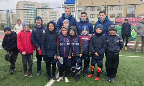 Футболисты «Астаны» приняли участие в открытии республиканского детского турнира