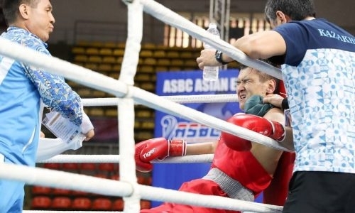 Казахстанский боксер одолел узбекского «Монстра» даже с предупреждением