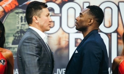 Видео дуэли взглядов и второй пресс-конференции Геннадия Головкина и Стива Роллса