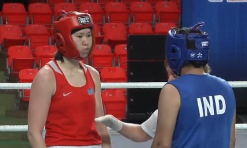 Казахстанская боксерша проиграла в бою за выход в финал чемпионата Азии-2019