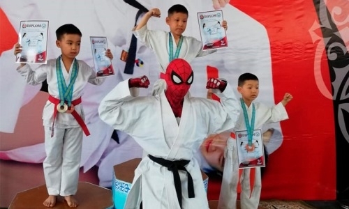 Человек-паук стал символом чемпионата Казахстана по спортивному каратэ