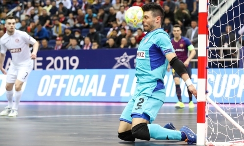 Завершился первый тайм финала Лиги Чемпионов «Спортинг» — «Кайрат»