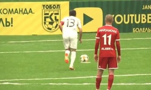 Видео гола Нургалиева матча Премьер-Лиги «Тобол» — «Актобе»