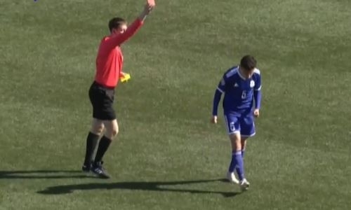 Видео удаления Розыбакиева матча Премьер-Лиги «Иртыш» — «Тараз»