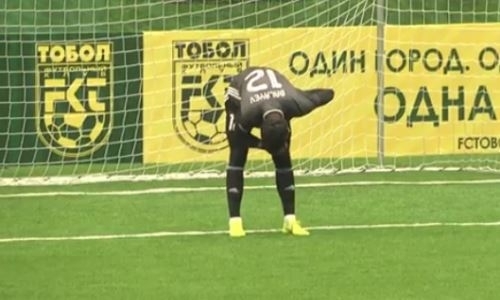 Видео гола Жасанова матча Премьер-Лиги «Тобол» — «Актобе»