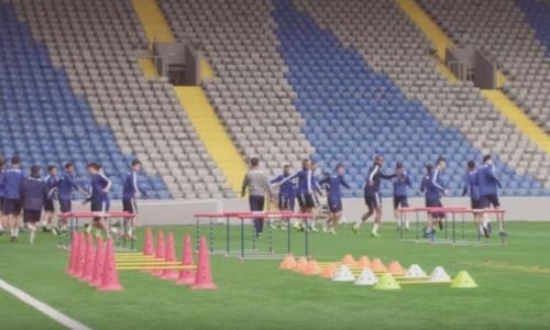 Видео тренировки «Астаны»