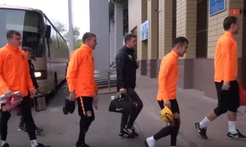 Видео предыгровой тренировки «Шахтера»