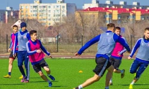 Фоторепортаж с предыгровой тренировки «Акжайыка»