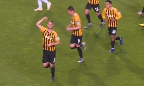 Видео гола Эппеля матча Премьер-Лиги «Кайрат» — «Атырау»