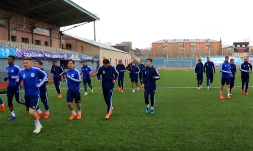 Видео предыгровой тренировки «Окжетпеса» 