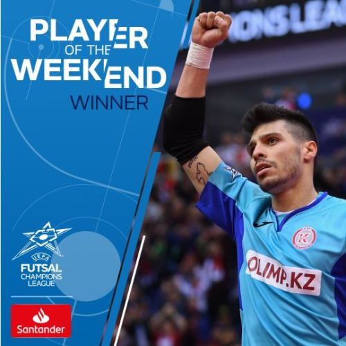 Игрок «Кайрата» признан лучшим в финальном раунде Лиги Чемпионов