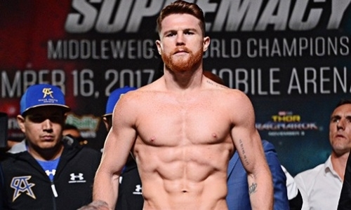 «Канело» и Джейкобс прошли взвешивание перед титульным боем в весе Головкина