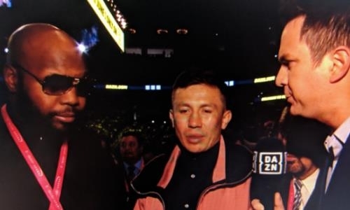 Головкин посетил бой «Канело» — Джейкобс вместе со своим новым тренером