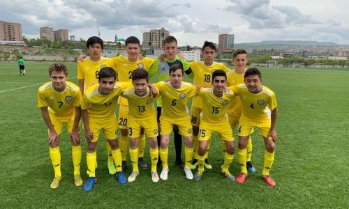 Юношеская сборная Казахстана до 15 лет одержала разгромную победу над Беларусью на «Кубке Развития УЕФА»
