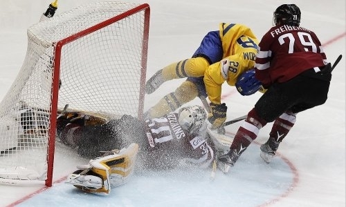 Сборная хоккеиста «Сарыарки» уступила Швеции на ЧМ-2019