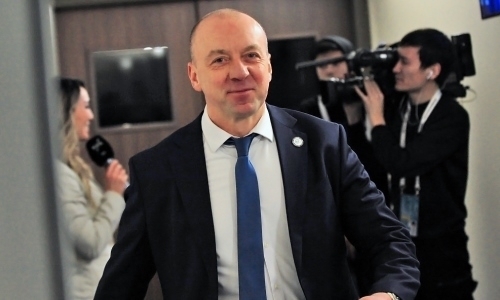 Наставник «Барыса» и сборной Казахстана побывал на матче 1/4 финала ЧМ-2019